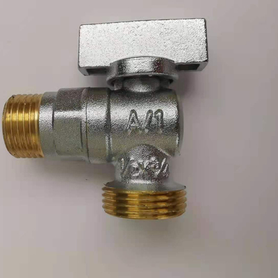 Messing-Schmetterlingsgriffe-Gas-Doppelgabel-Kugelventil-Ventile Typ