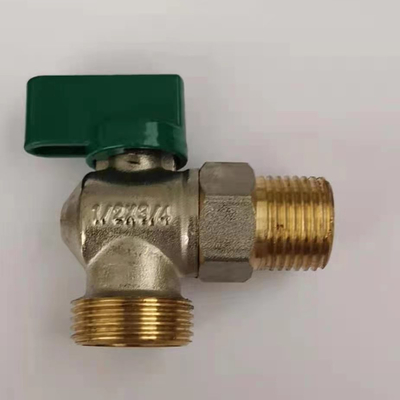 Messing-Schmetterlingsgriffe-Gas-Doppelgabel-Kugelventil-Ventile Typ