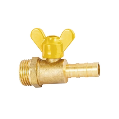 1/2&quot;3/4&quot;1&quot;Gute Qualität Messing Butterfly Handgriff Gasventile Industrie