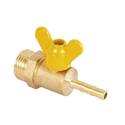1/2&quot;3/4&quot;1&quot;Gute Qualität Messing Butterfly Handgriff Gasventile Industrie
