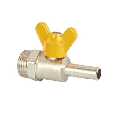 1/2&quot;3/4&quot;1&quot;Gute Qualität Messing Butterfly Handgriff Gasventile Industrie