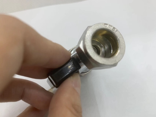 NPT-Hochdruckventil Messing Ölgas 1/2 Zoll weibliche Gewinde geschmiedete Messing Gaskugelventil
