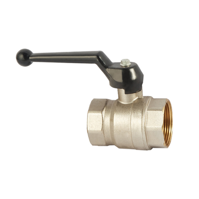OEM 1/2 Zink-Brasskugelventil mit Stahlgriff