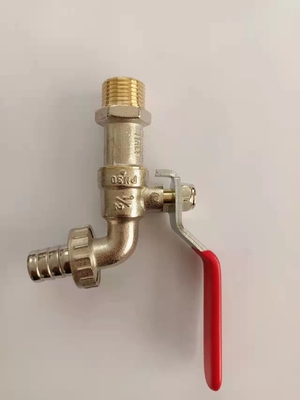 Verchromter Wasserhahn aus Messing für Waschmaschinen