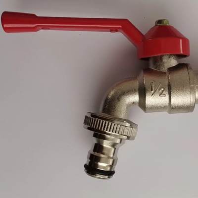 Verchromter Wasserhahn aus Messing für Waschmaschinen
