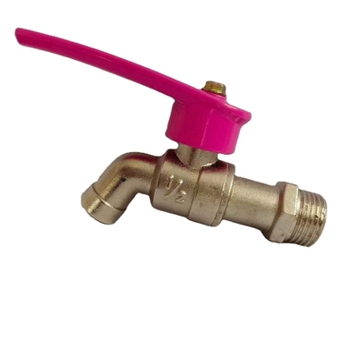 China Lieferant willkommen Messing Bibcock Wasserhahn mit Griff kleine Wasserhahn
