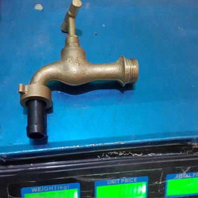 1/2 3/4 Chromplattierte lange Waschmaschinen-Kranke Messing-Toilettenventil