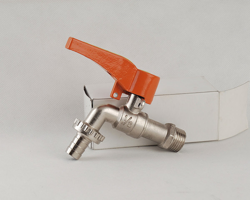 3/4 Zoll Bibcock Gartenhahn mit Wasser-Meister-Hähnen Messing