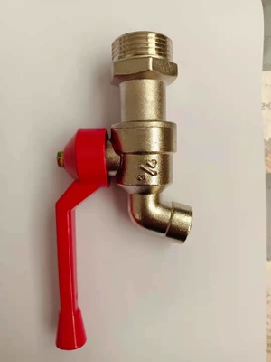 3/4 Zoll Bibcock Gartenhahn mit Wasser-Meister-Hähnen Messing