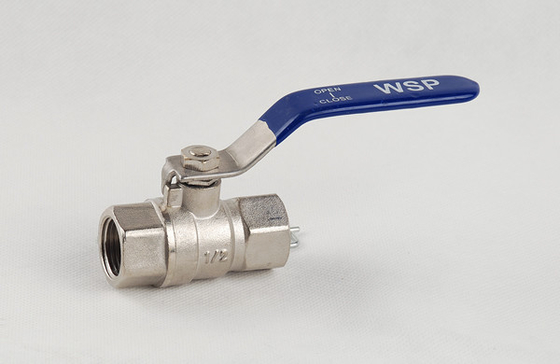 Eisen-Griff 1 Zoll-Messingkugelventil verlegte ASTM ANSI-Standard