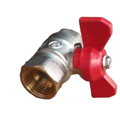 Griff-Kugelventil-Kupfer-Kugelventil Dn15-Dn50 des Schmetterlings-1/2inch für Gas