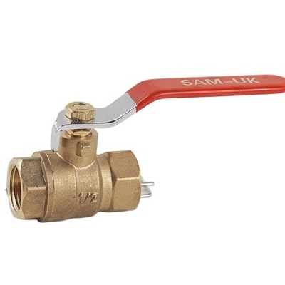 Portgröße des Innengewinde-populäre Griff-Messinggas-Kugelventil-14mm