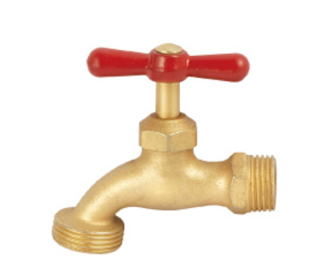 Strahlenen-Messingschlauch-Mastbacken Messing außerhalb des Hahns für das Leiten des Wasser-Systems