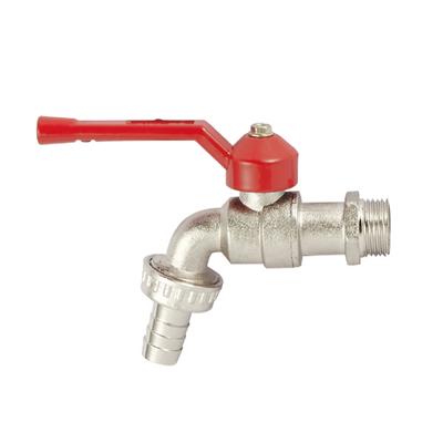 1/2 Messinghahn-Kunststoffgriff-Zink-Ball-Schellfisch-Hahn garten-3/4Inch