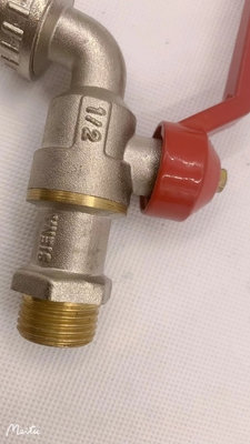 1/2 Messinghahn-Kunststoffgriff-Zink-Ball-Schellfisch-Hahn garten-3/4Inch