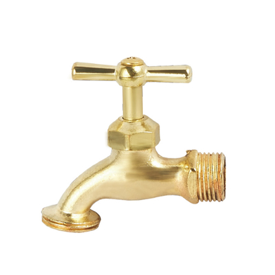 1/2 &quot; X 3/4&quot; langer Faden Messingbibcock-Ventil-Wasser-Hahn für Becken
