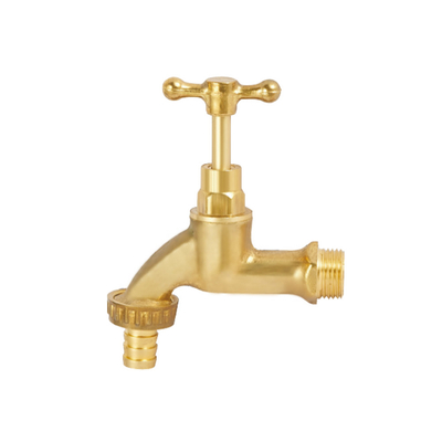 1/2 &quot; X 3/4&quot; langer Faden Messingbibcock-Ventil-Wasser-Hahn für Becken