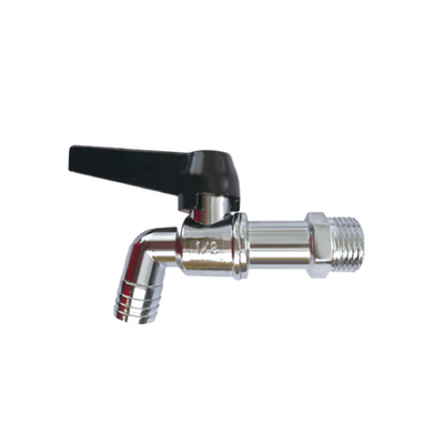 Moderner ZINK Wasser Bibcock-Messingschellfisch-Hahn mit verschließbarem Griff