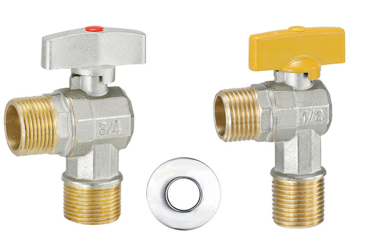 Kundengerechtes Entwurfs-Waschbecken-Eckventil-gesundheitliches Eckventil 15mm