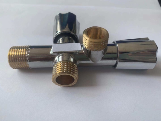 Stangen-Funktions-Druck moderner des Zink-Legierungs-Griff-Messingeckventil-12