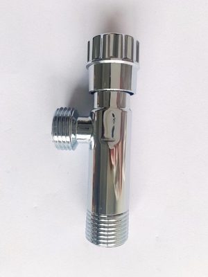Messingeckventil Chrome des Badezimmer-Installations-überzog kaltes Wasser-1/2inch