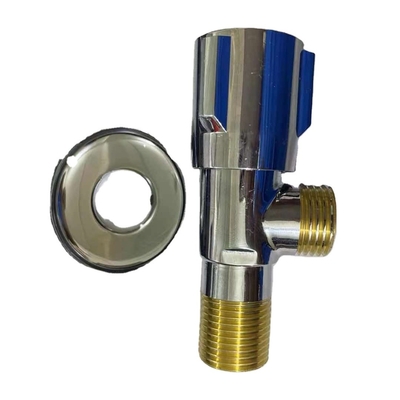 1/2Inch chromierte Wannen-Winkel-Absperrventil-Toiletten-Eckventil