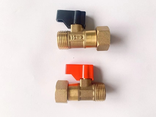 Manuelles Messingeckventil Soems 1/2inch mit Zink-Legierungs-Griff