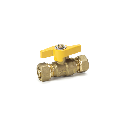 Industrie 1/4&quot; Schnellkupplungs-Sicherheits-Messing-Gichtventil mit Quergriff