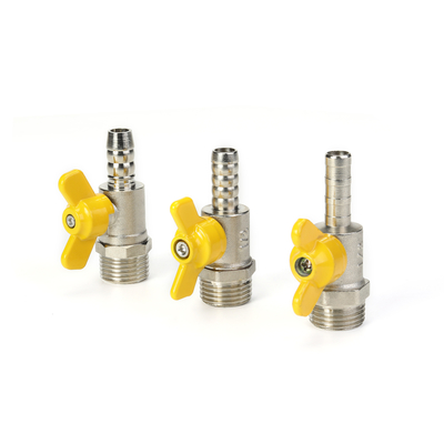 Industrie 1/4&quot; Schnellkupplungs-Sicherheits-Messing-Gichtventil mit Quergriff