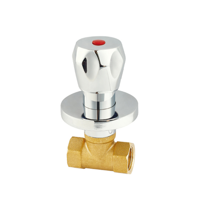 Schnelles passendes Mini Water Inlet Straight Brass-Absperrventil Soem-ODM OBM