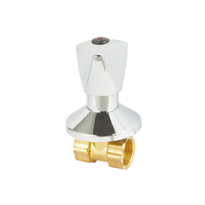 Schnelles passendes Mini Water Inlet Straight Brass-Absperrventil Soem-ODM OBM