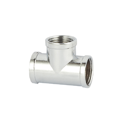 Nicht rostende 3/4 Zoll-Messingfittings-Messingrohr-T-Stück/Kreuz-/Nippel-Verbindungsstück