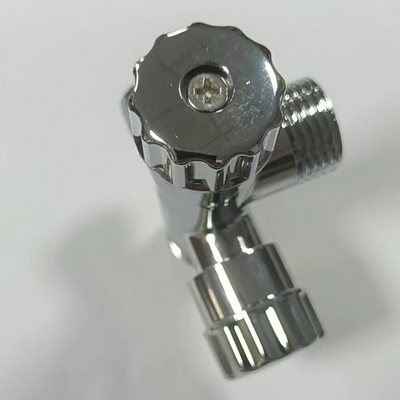 Heißes Verkaufsmessingeckventil Chrome des badezimmer Installations-kaltes Wasser-1/2inch überzog