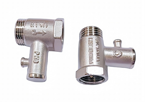 1/2 Messing Kontrollventil Nickelplattierte Warmwasserbereiter Sicherheit
