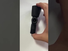 Hochwertiges schwarzes Winkelventil