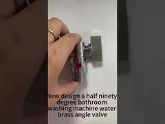 Npt-Fadenhahn Eckventil-Chrome-Winkel-Absperrventile 3/8inch