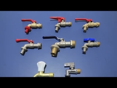 1/2 3/4 Zoll-Garten-Schlauch-Schellfisch-Messingschlauch-Hahn-Kunststoffgriff